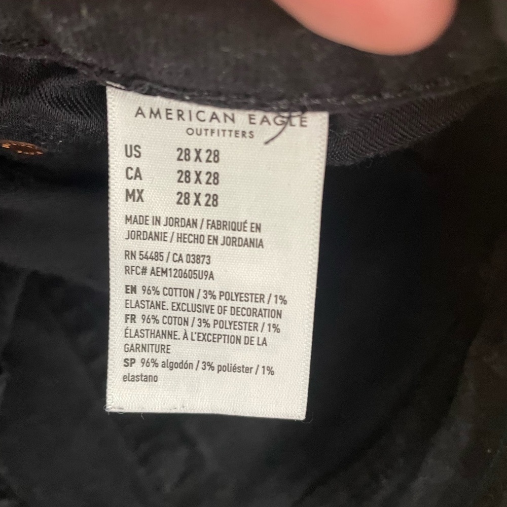 American Eagle Outfitters Black AirFlex+ Jeans - Picture 3 of 8